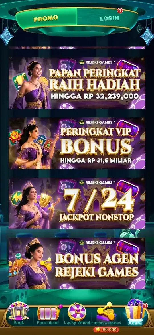 Rejeki Games - Menu Slot
